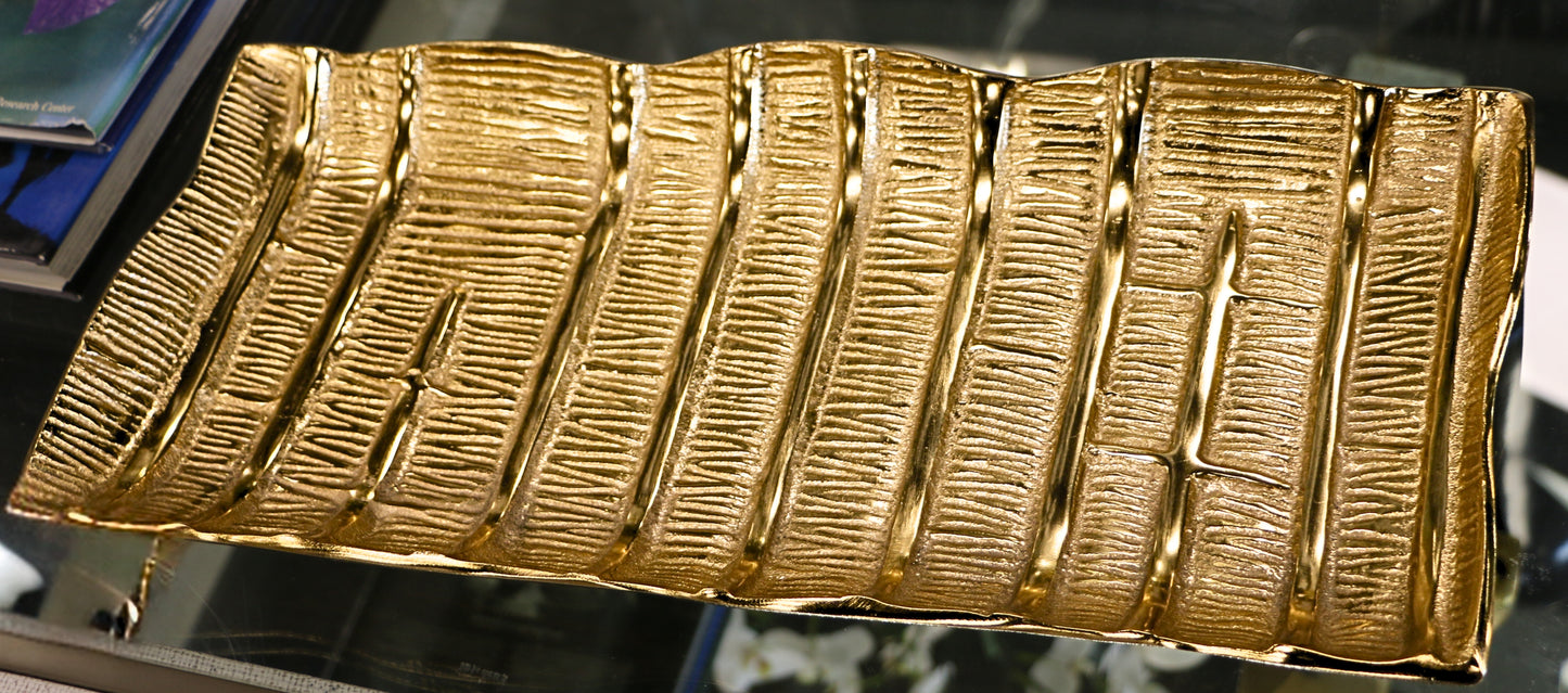 Gold Textured Tray