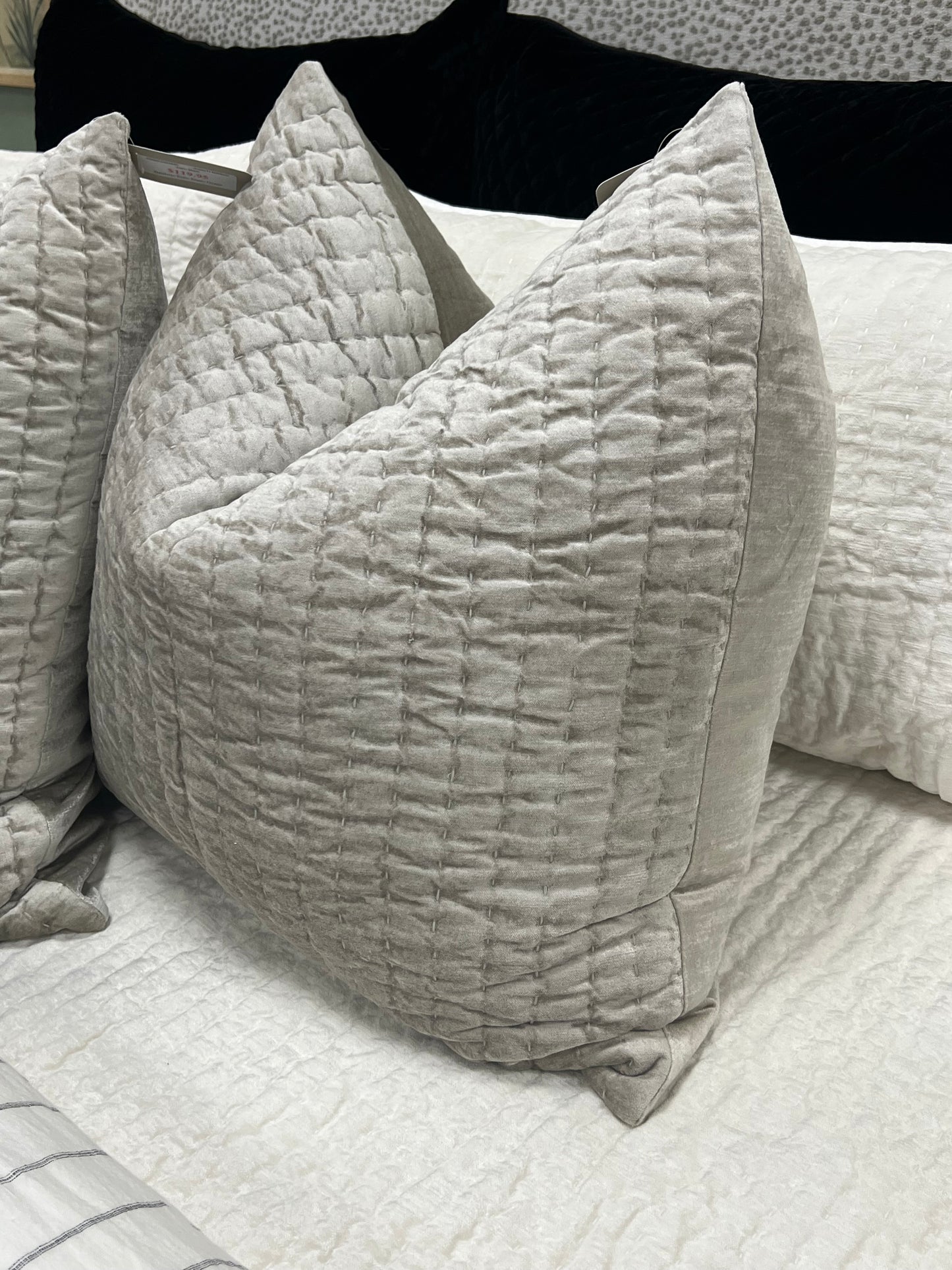 Cotton Blend Oyster Euro Sham