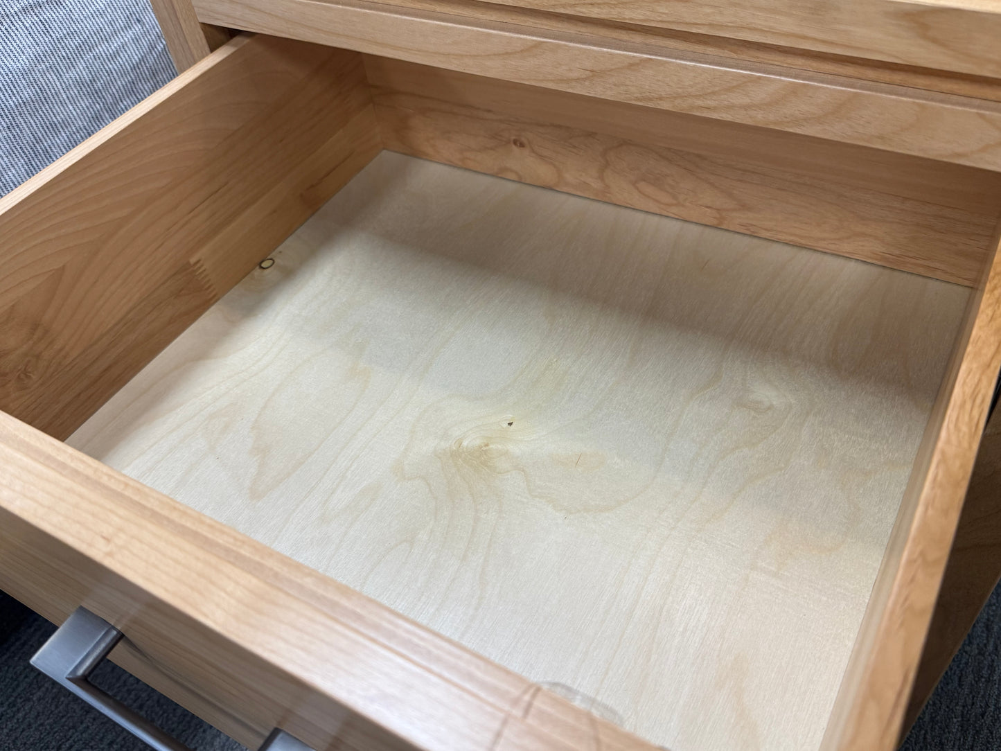 Scandinavian Wood 2-Drawer Nightstand