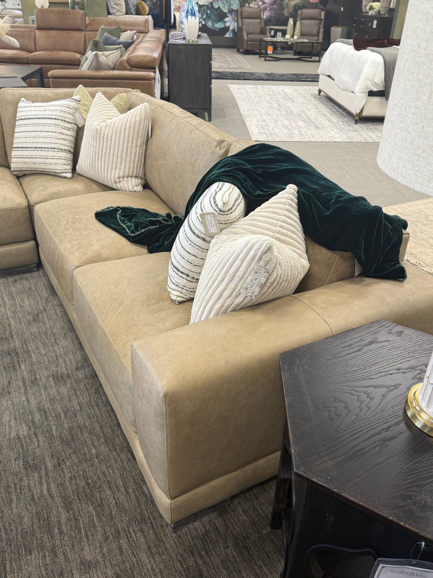 Modern Leather Sectional