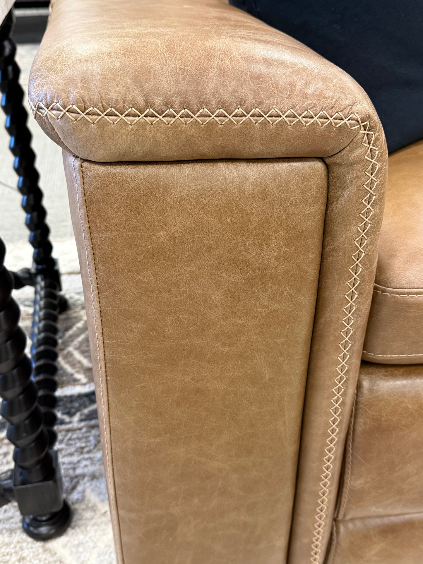 Power Motion Leather Sectional