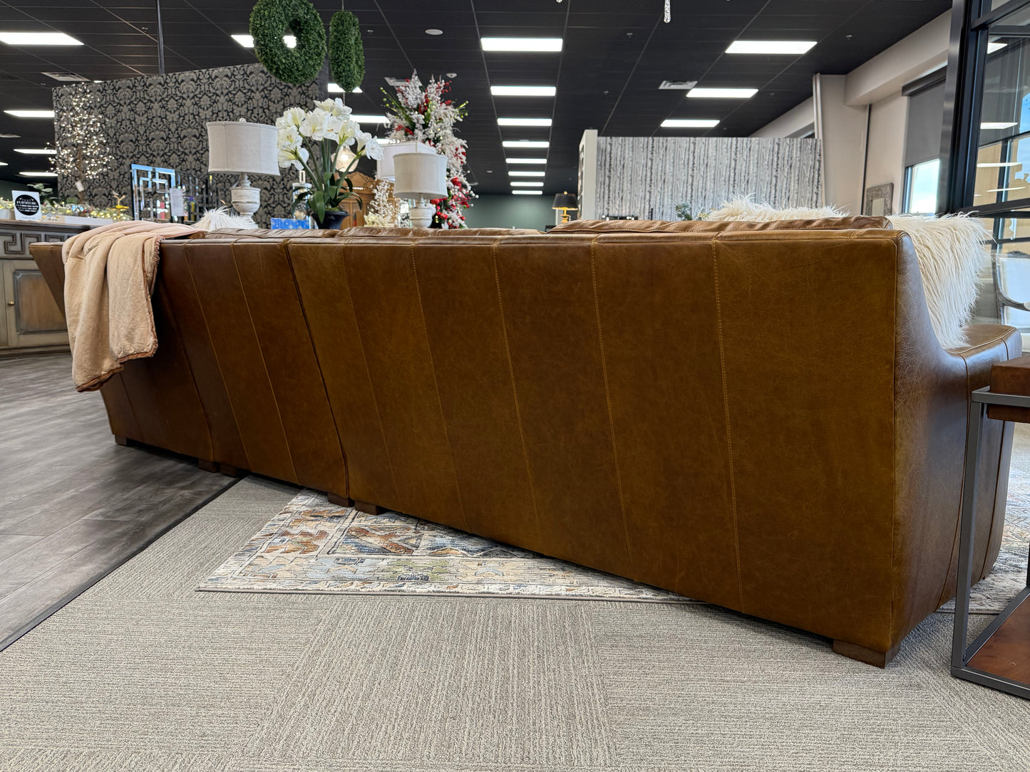 Upholstered Leather Sectional