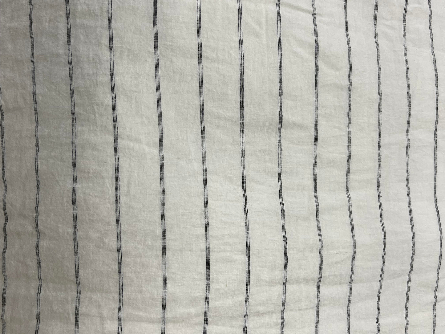Striped Ivory & Black Duvet Cover