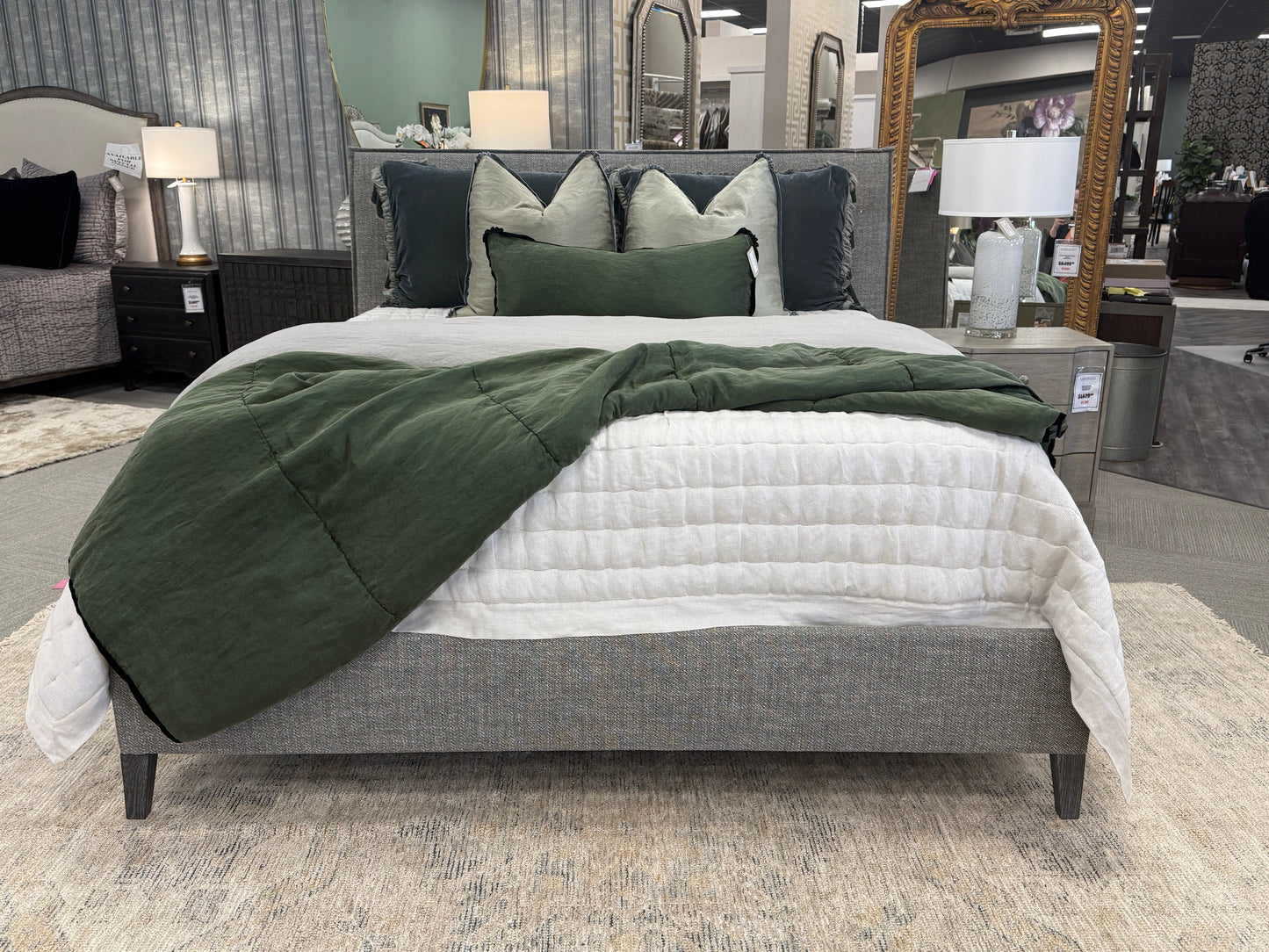 Modern Upholstered King Bed