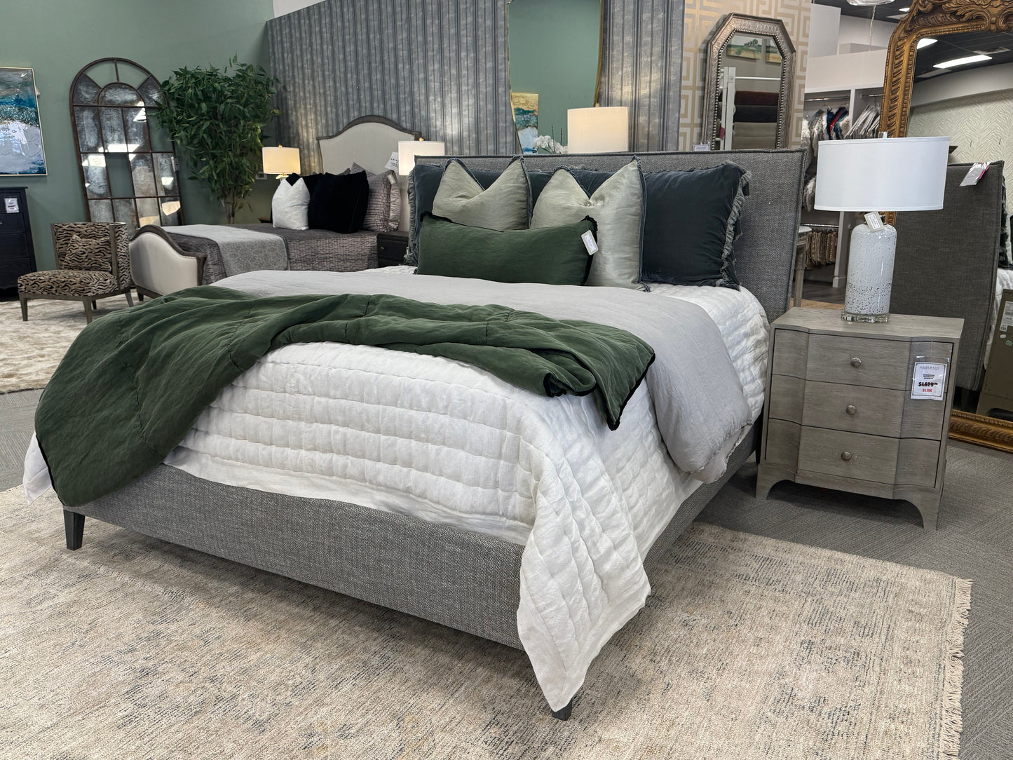 Modern Upholstered King Bed