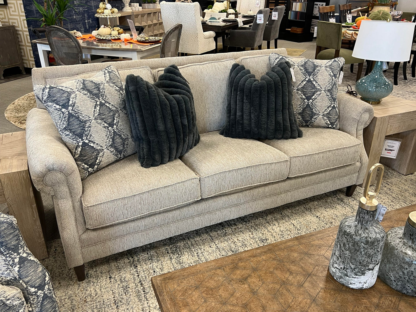 Upholstered Fabric Sofa