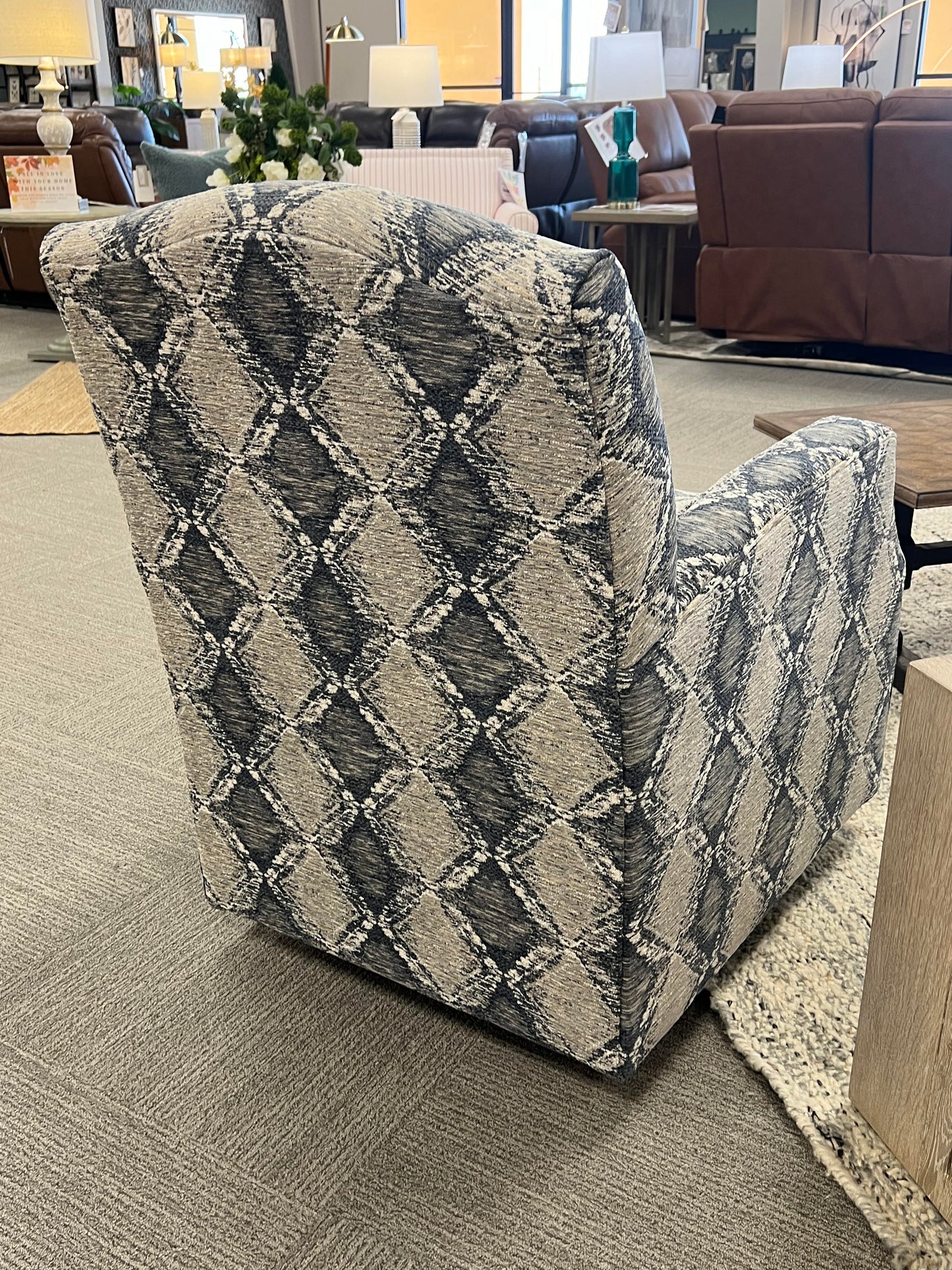 Upholstered Swivel Glider Chair