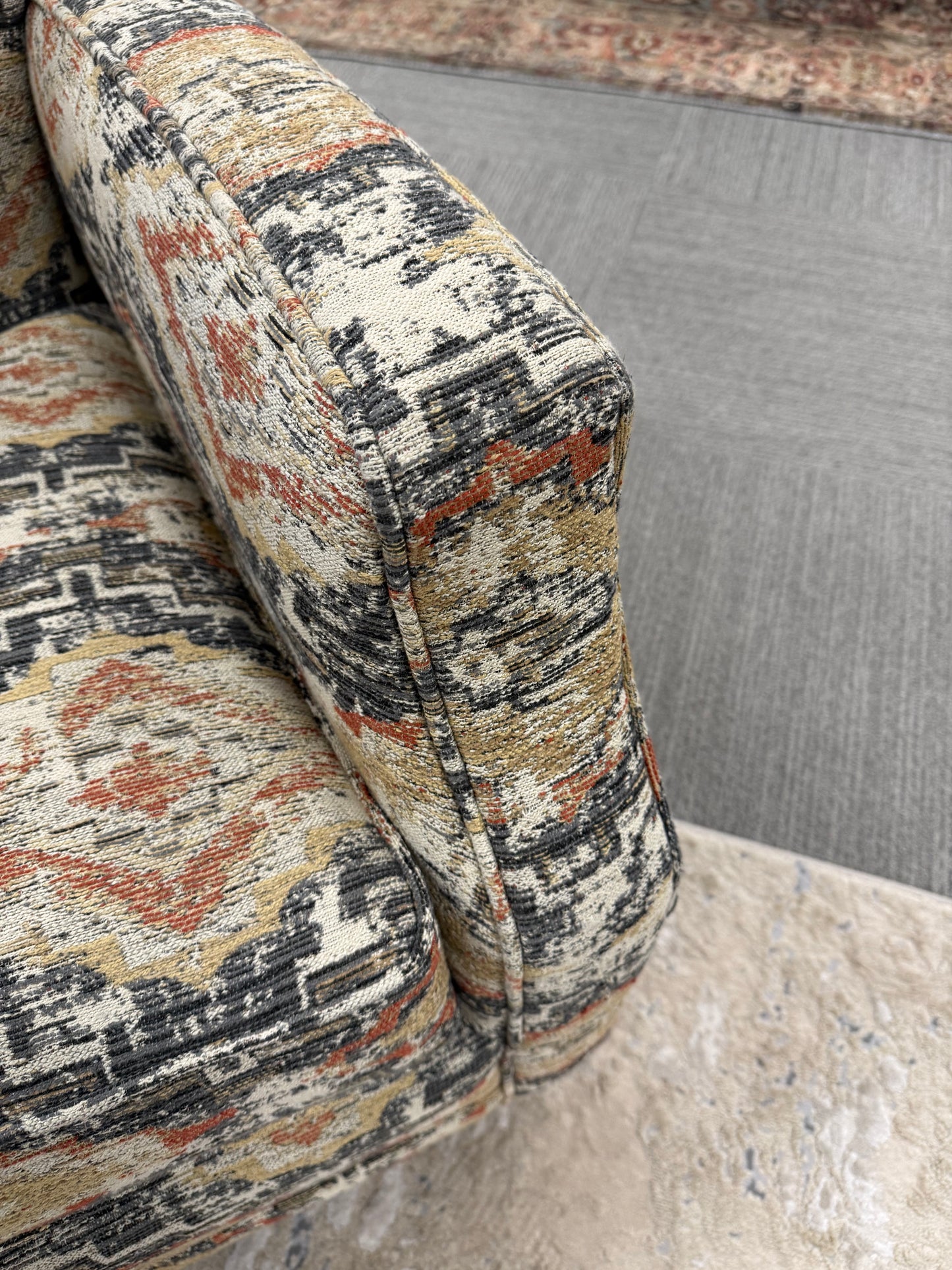 Upholstered Swivel Glider Chair