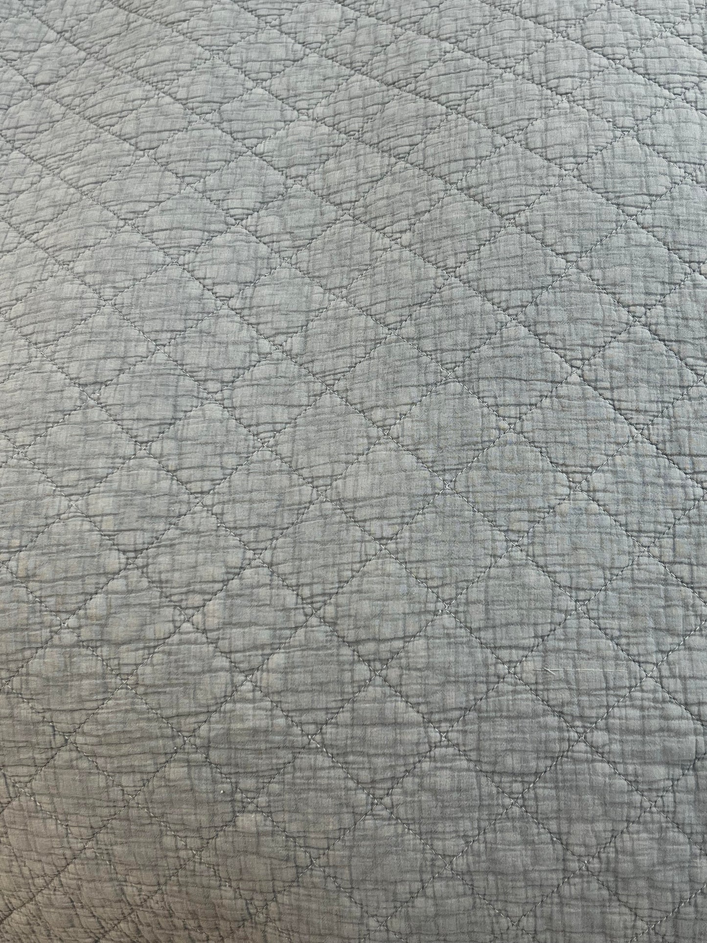 Blue Cotton King Coverlet
