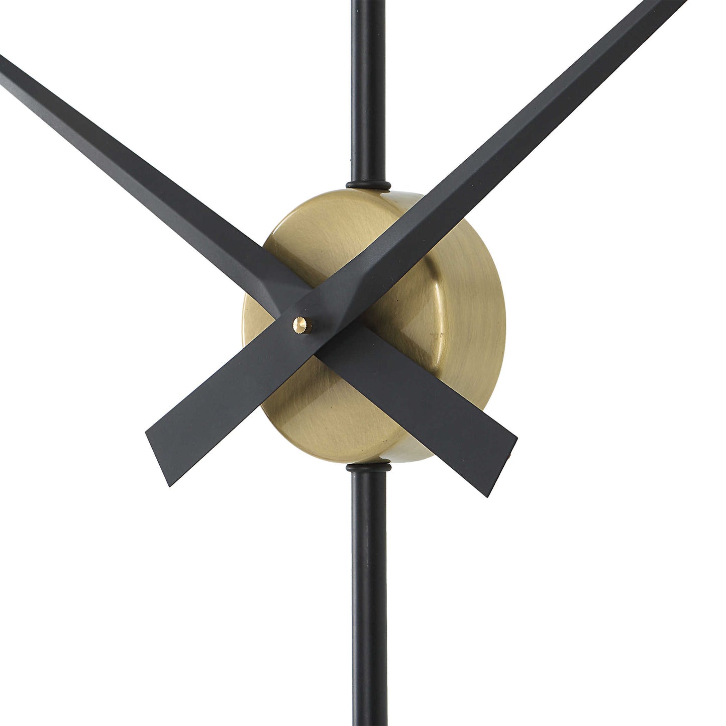 Gold Twist Wall Clock