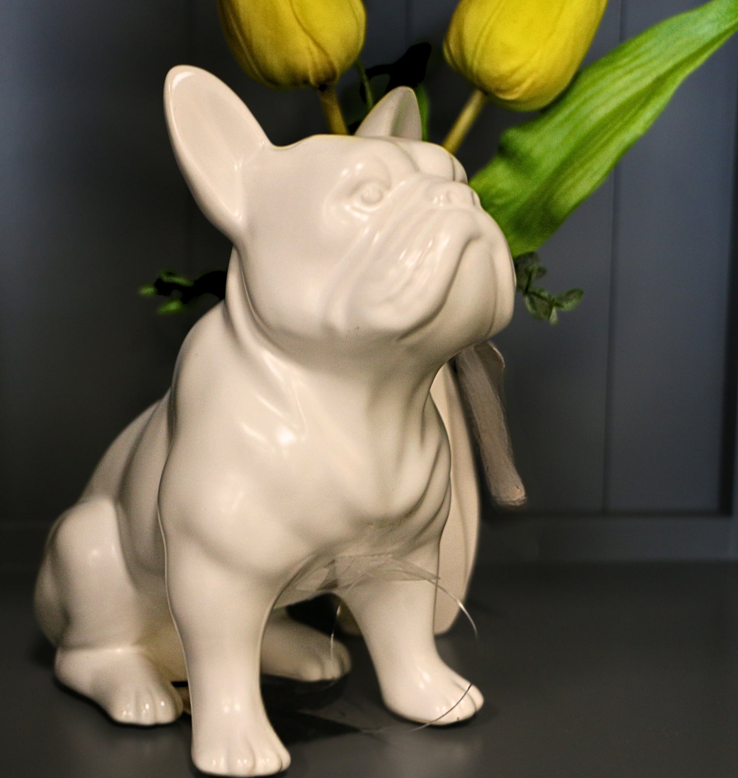 White Dog Figurine