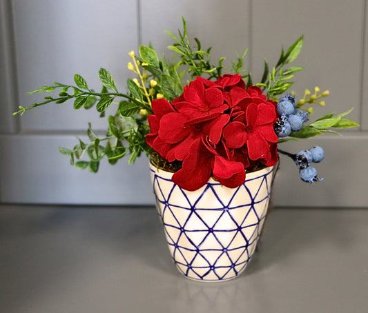 Hydrangea & Blueberry Floral Arrangement