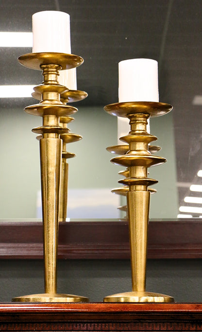 Gold Aluminum Candlesticks