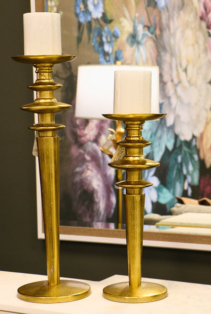 Gold Aluminum Candlesticks