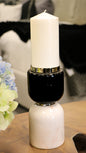 Black & White Modern Candleholder