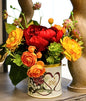 Red Peony Floral Arrangement