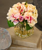 Hydrangea & Rose Floral Arrangement