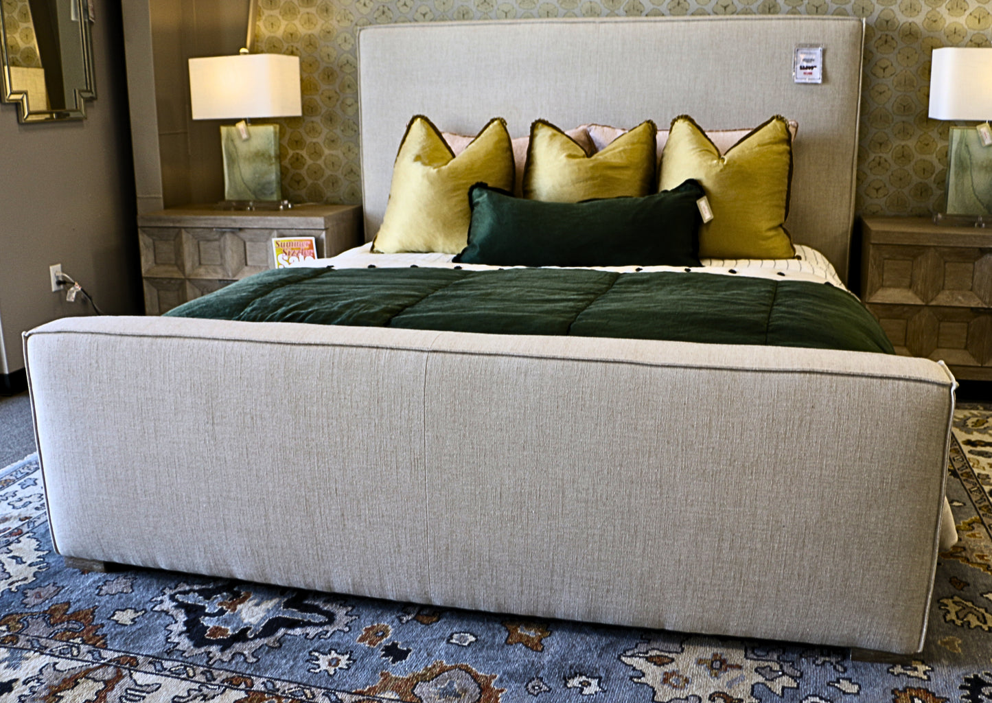 King Upholstered Bed