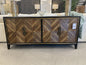 Wood Chevron Buffet