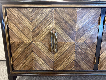 Wood Chevron Buffet