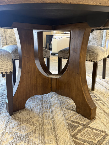 Rustic Round Dining Table