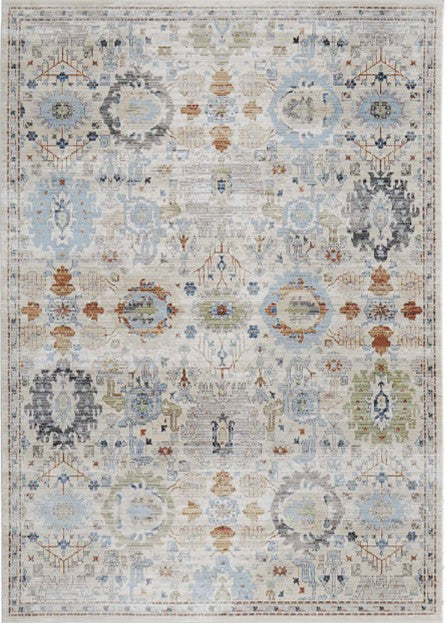 Beige Multicolored Rug