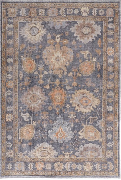 Gray Patterned Rug