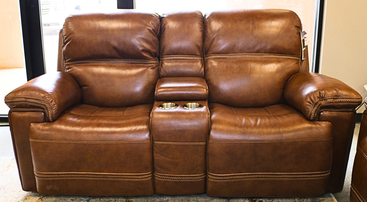 Power Loveseat with Console