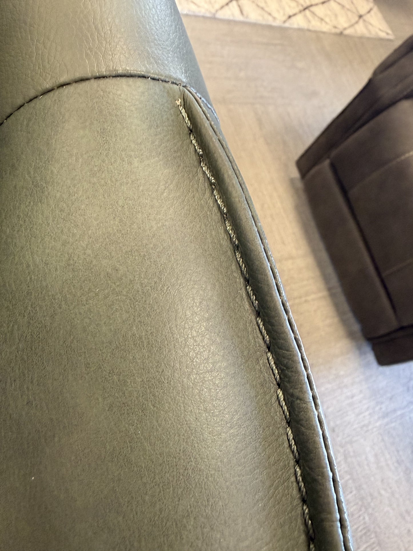 Triple-Power Leather Recliner