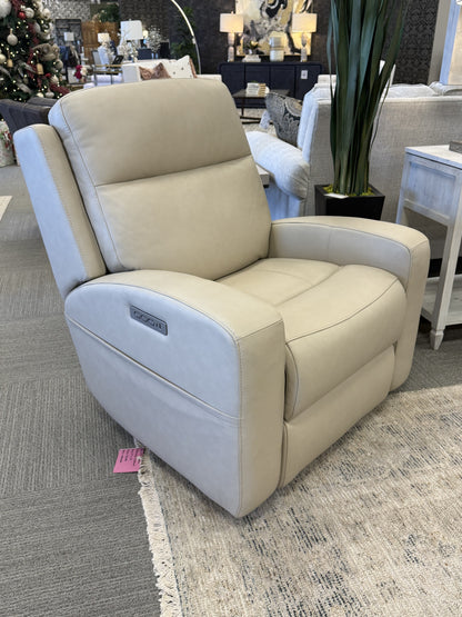 Leather Triple-Power Recliner