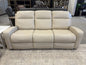 Leather Triple-Power Reclining Sofa