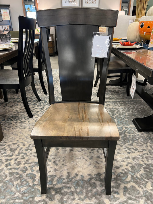 Solid Wood Amish 2-Tone Side Chair