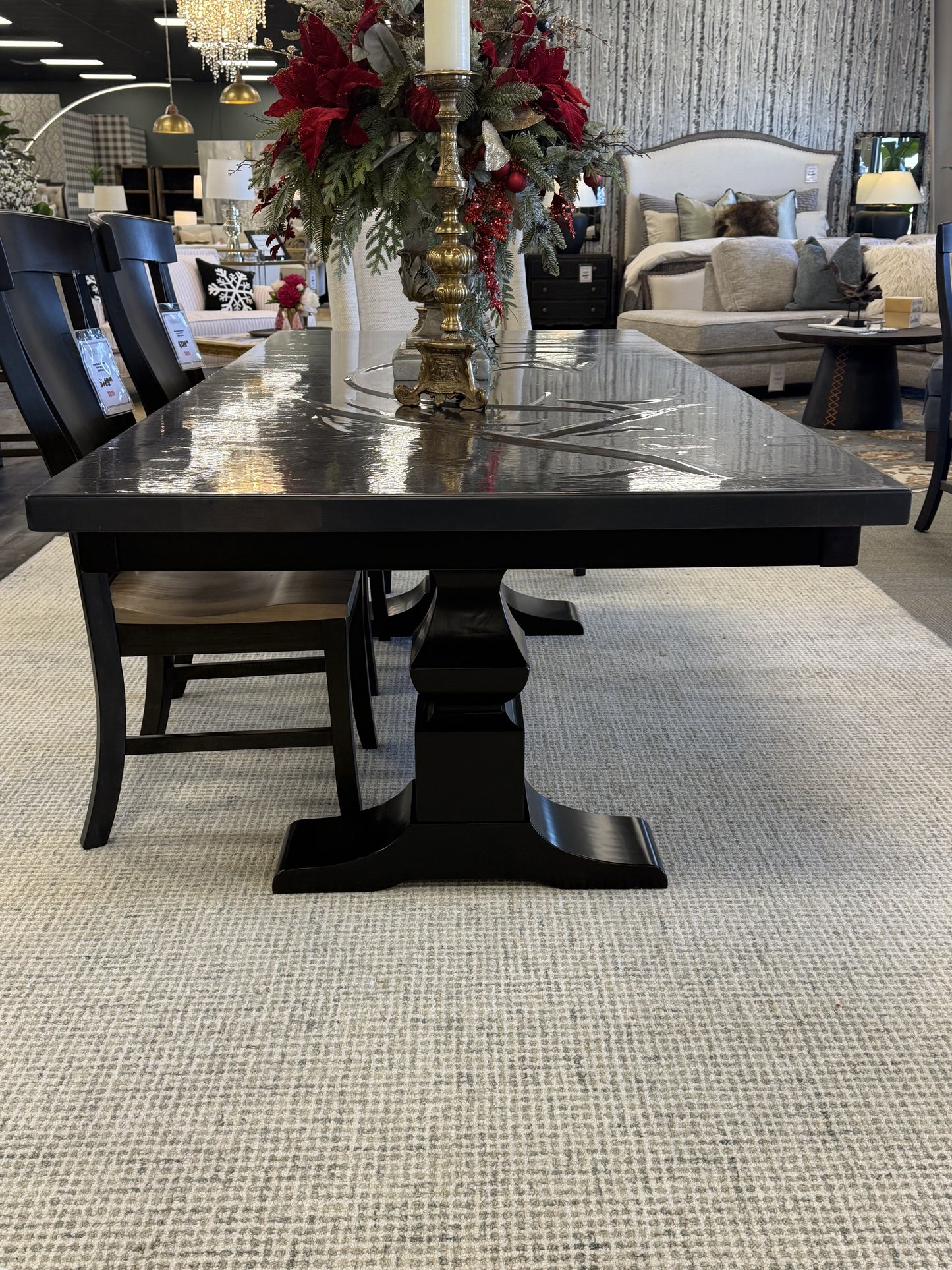 Solid Wood Plank Dining Table