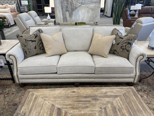 Upholstered Traditional Sofa