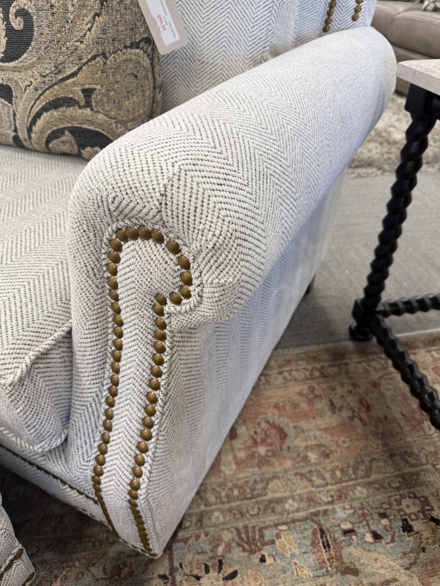 Upholstered Traditional Sofa