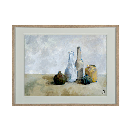 Neutral Bottles Wall Art