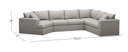 Upholstered 4-Piece Sectional