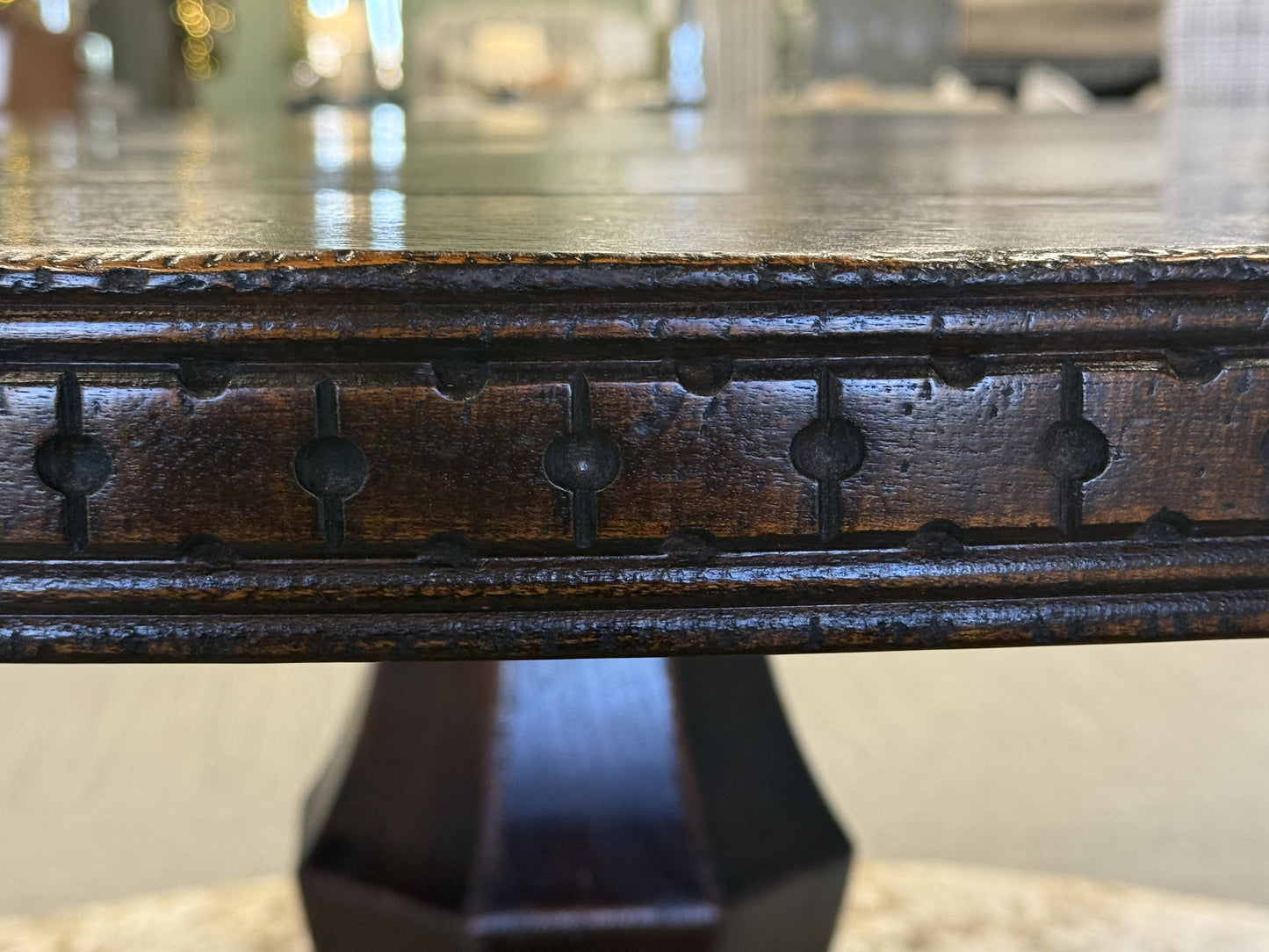 Round Wood Dining Table