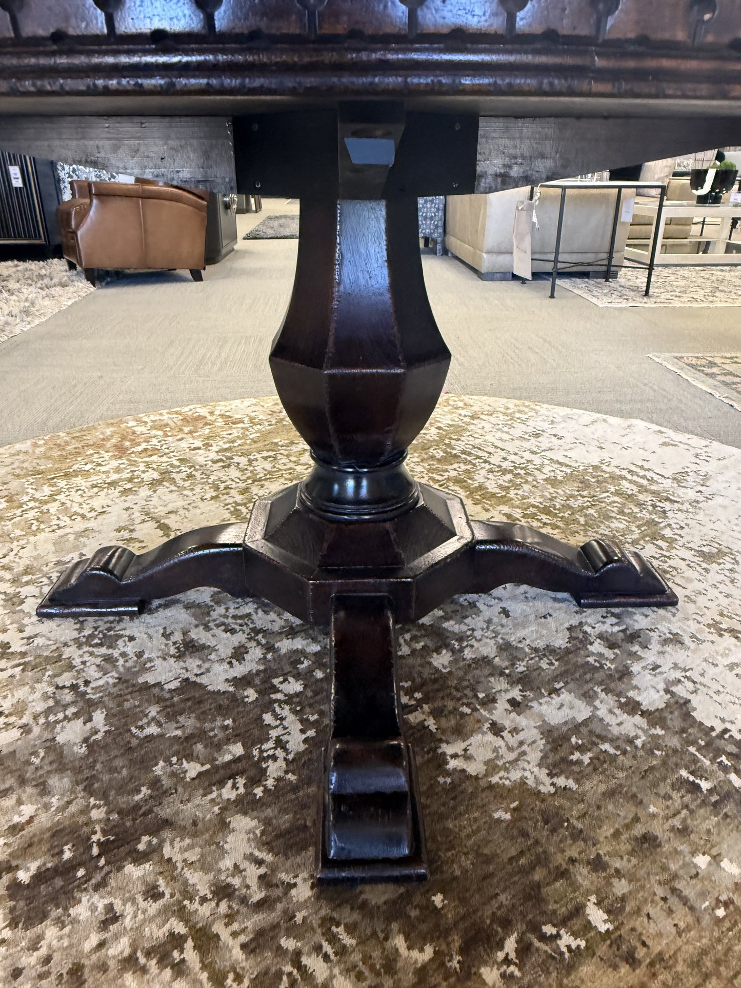 Round Wood Dining Table