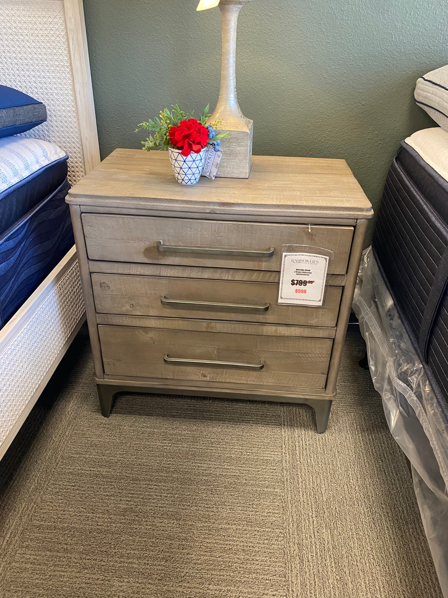 3 Drawer Nightstand