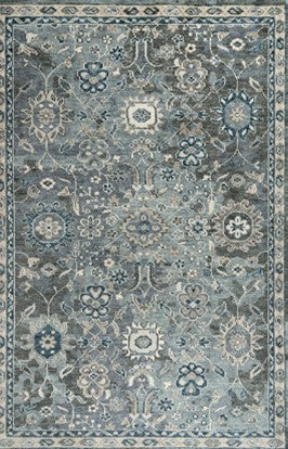 Gray & Blue Rug