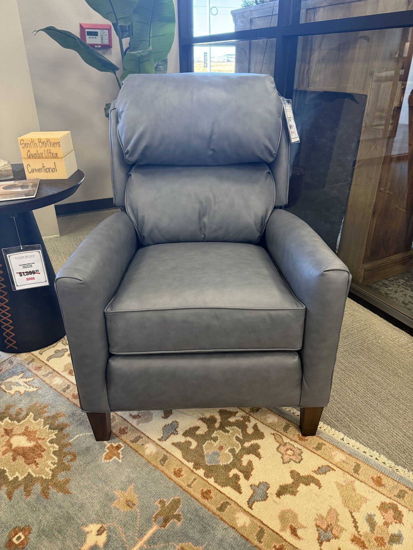 Leather Tiltback Chair