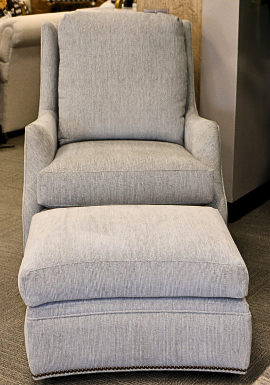 Swivel Chair & Ottoman