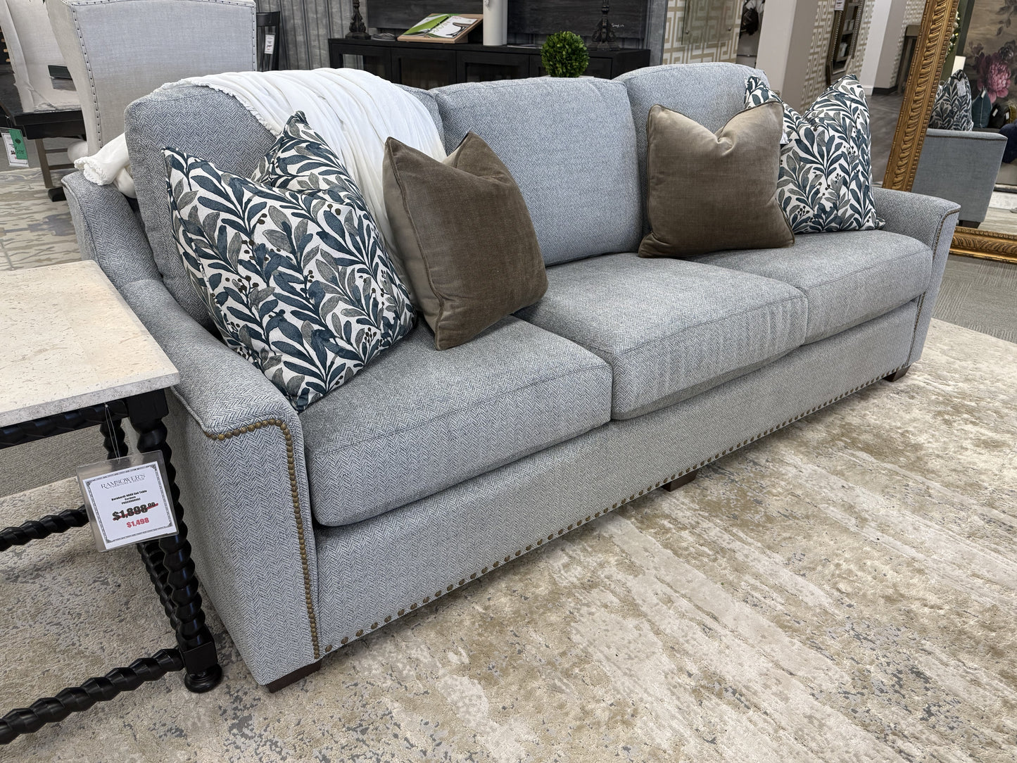 Upholstered Large Sofa